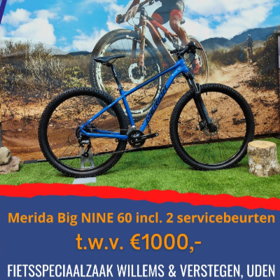 041 - Merida Big Nine 60 mountainbike inclusief 2 servicebeurten