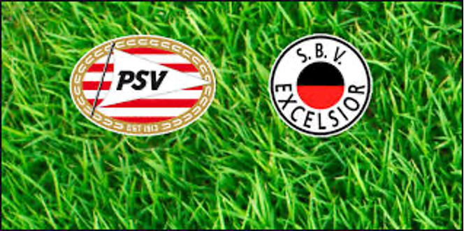 033 - 4 kaarten hoofdtribune PSV – Excelsior