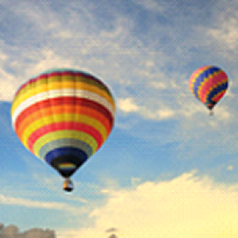 025 - Een ballonvaart boven Uden voor twee personen door makelaardij Van der Krabben 